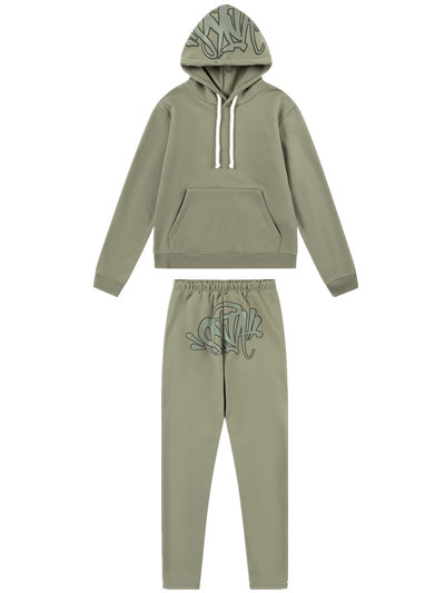 SYNAWORD Cross-border European and American Hip Hoodie Street Casual Loose Fleece Hoodie Set - New Trendy Product - Image 19