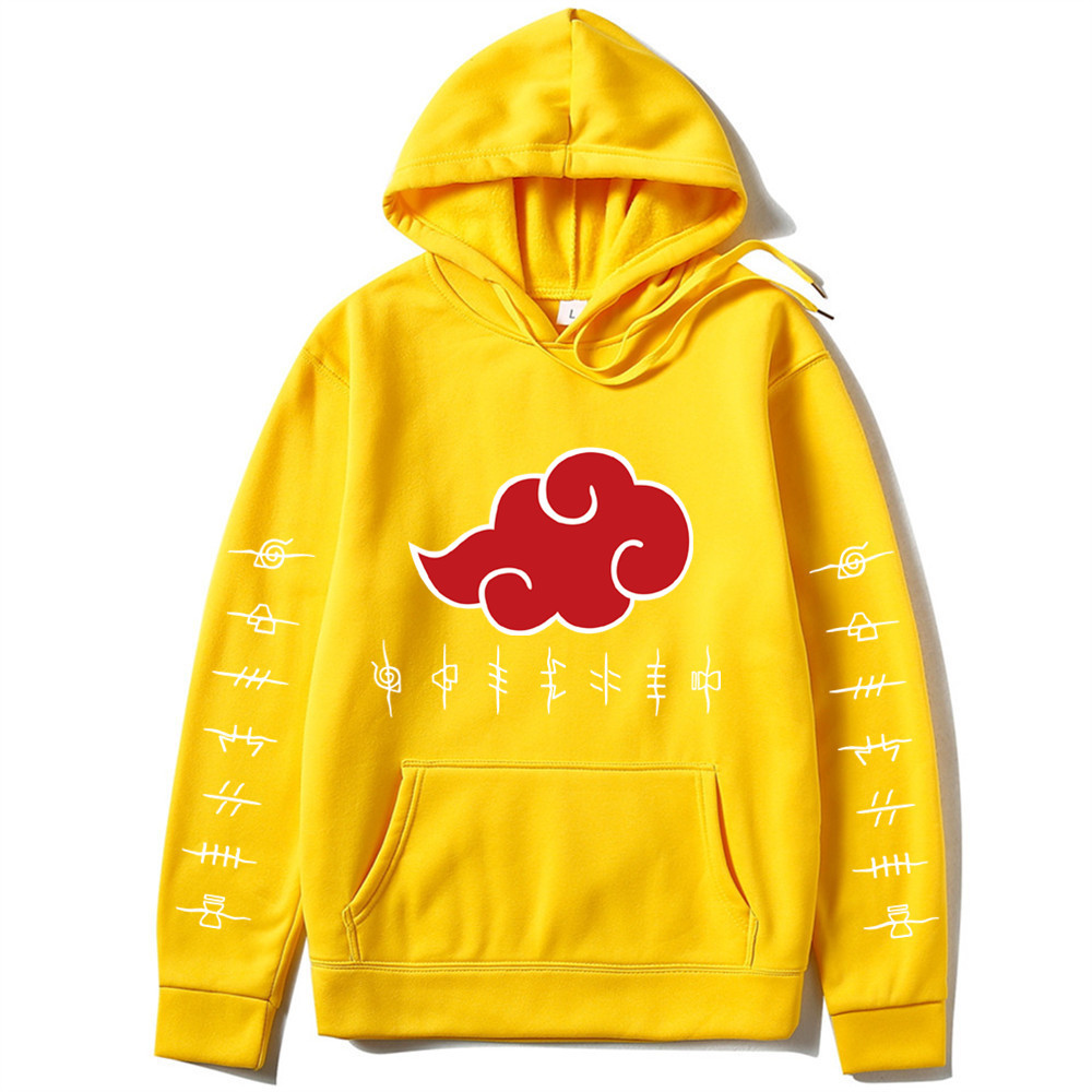 Naruto Printed - Adult Hoodies with White Letters on Sleeves - Image 16