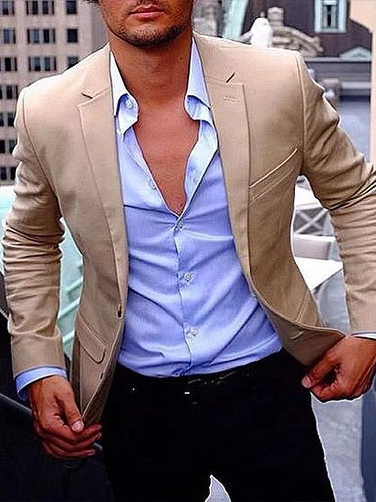 Cross-border foreign trade hot-selling spring and autumn new digital printing plaid men's casual suits and casual jackets - Image 6