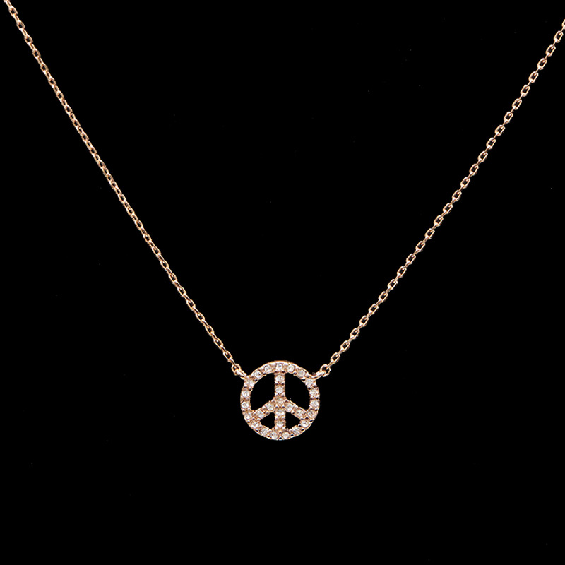 Korean style minimalist trendy diamond-encrusted and flat-label short necklace, niche design, light luxury choker for women. - Image 3