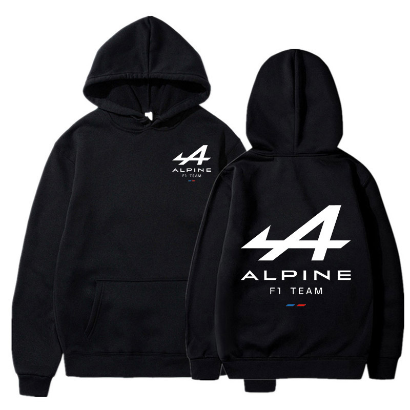 European and American street casual hip-hop letter double-sided printed sweatshirt autumn and winter unisex long-sleeved versatile hoodie - Image 3
