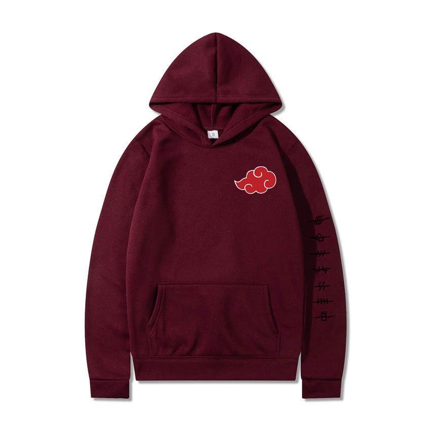 2021 European and American tide autumn and winter Japanese anime Naruto hooded sweater suit men and women couples - Image 11