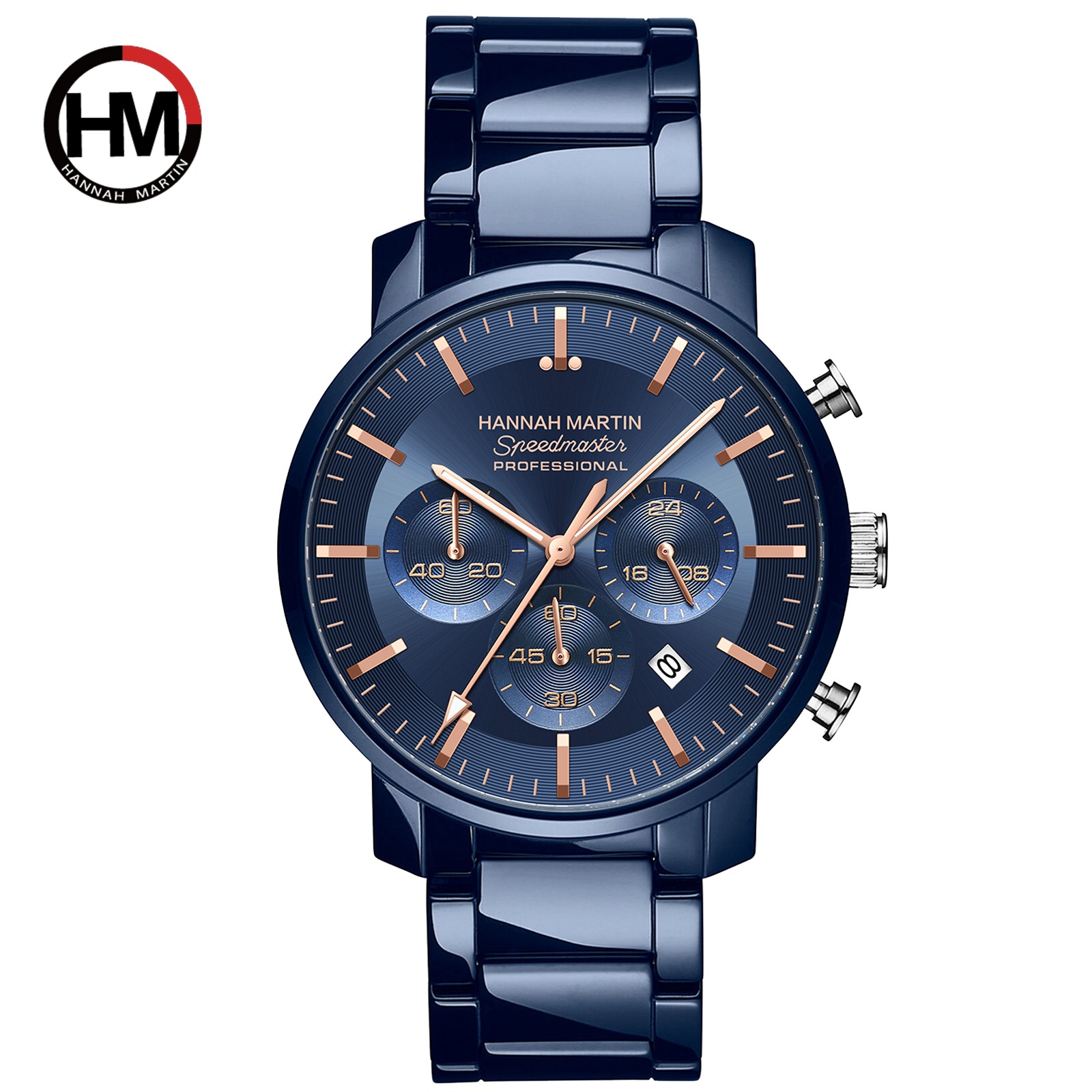 2024 new cross-border six-pin multi-function business men's waterproof calendar watch temperament men's watch factory wholesale - Image 6