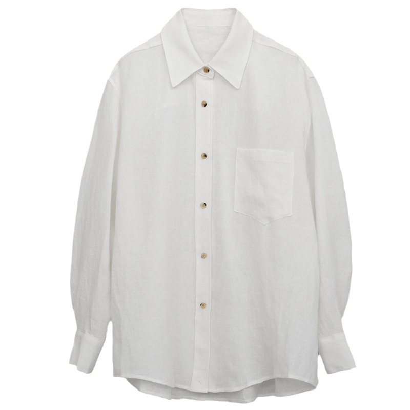 Women's Pure-Linen Shirt - Image 5
