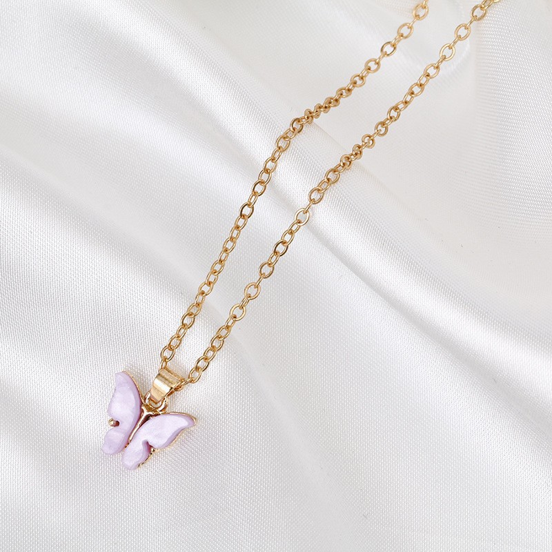 Superbly sparkling diamond butterfly necklace for women, a sophisticated and elegant clavicle chain, sweet and dazzling, fashionable and stylish choker. - Image 25