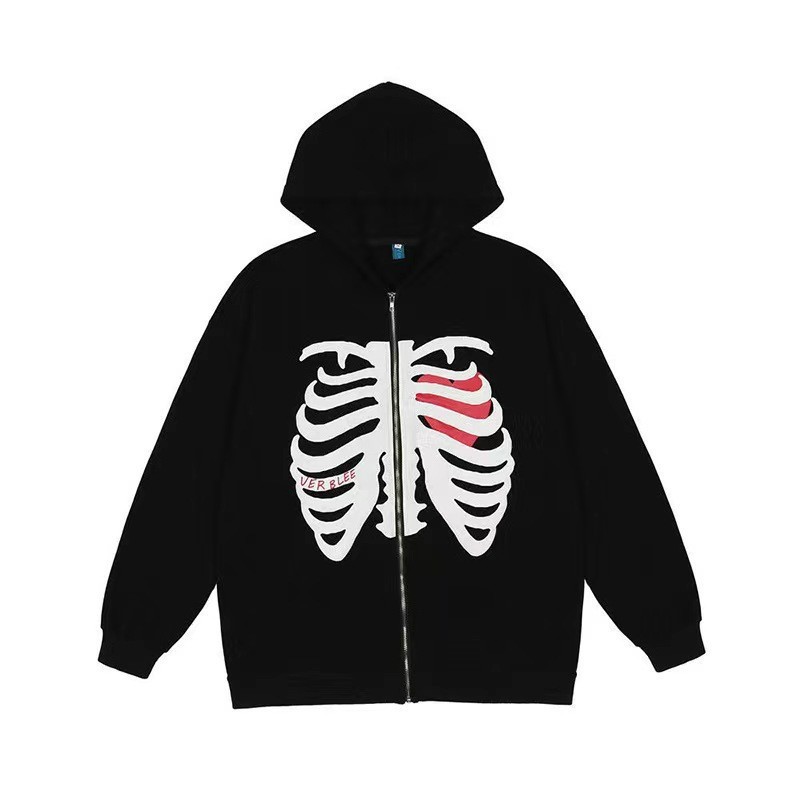 Dancing Skull Sweatshirt Men Amazon Youth Vintage Jacket Hooded Sweatshirt Unisex Outerwear Tops - Image 4