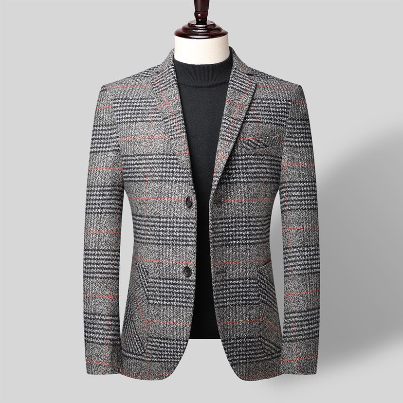 2024 business fashion casual young men's single suit 2716 trendy suit - Image 6