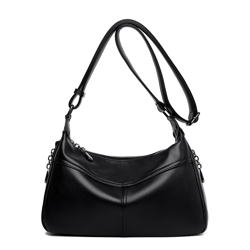 Bags for women 2024 new casual soft surface lightweight large capacity middle-aged and elderly mothers women's shoulder messenger bag - Image 6