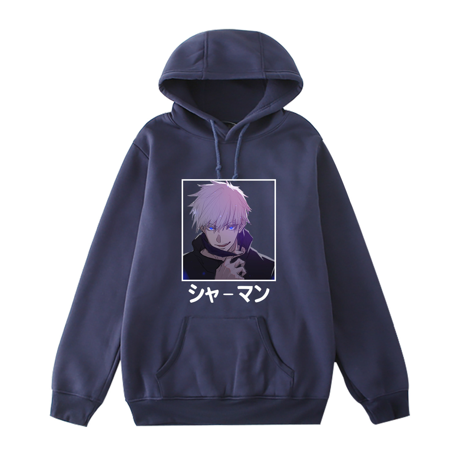 Manufacturers spot anime around long-sleeved couples casual pullover sweater women's hooded hooded sweater - Image 24