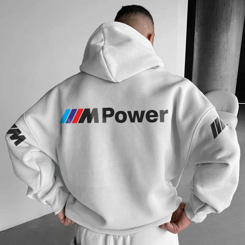 StreetcarHoodiePrintsMen Car Print Trendy Hoodie Loose Casual Versatile Hoodie - Image 36