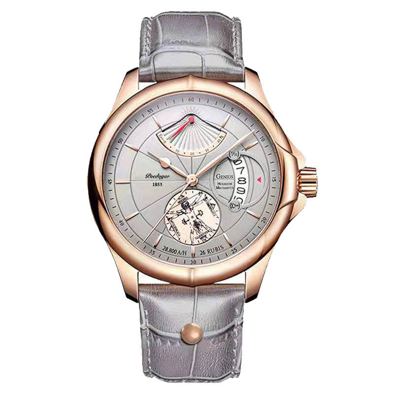 Swiss brand waterproof men's watch ultra-thin calendar quartz watch - Image 12
