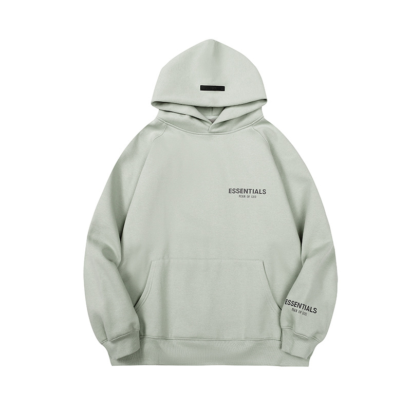 Foreign trade new autumn and winter FOG FEAR OF GOD double line ESS men and women small letter printing couple loose sweater - Image 3