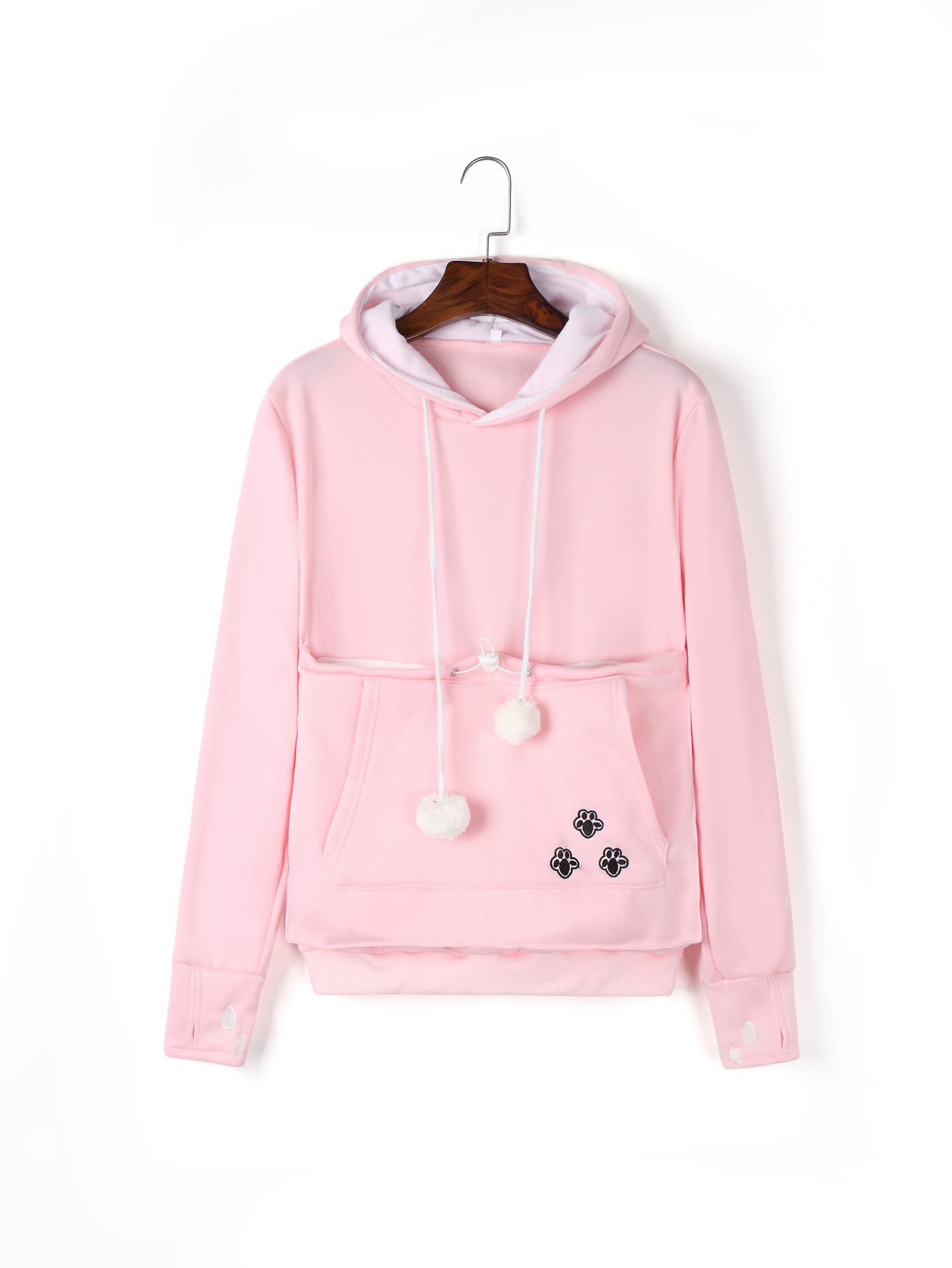 Cross-border popular hooded sweatshirts for women, loose European and American style, plus velvet pullover sweatshirts for women, autumn and winter large size jackets for women, autumn and winter - Image 13