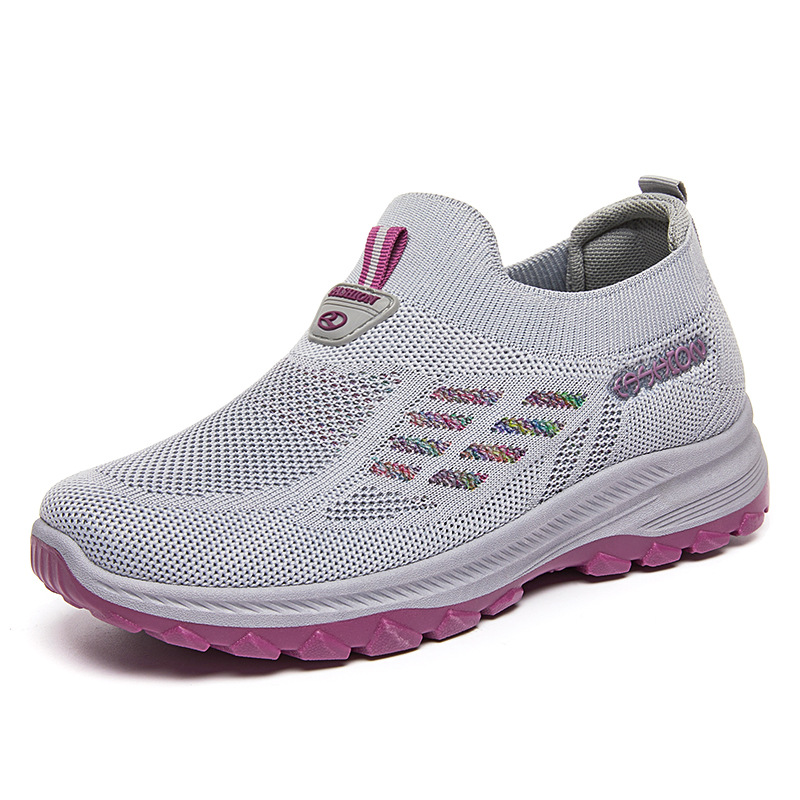 Women's casual shoes, autumn shoes for the elderly, shoes for middle-aged and old mothers, breathable soft soles, casual walking shoes, sports shoes for the elderly - Image 2