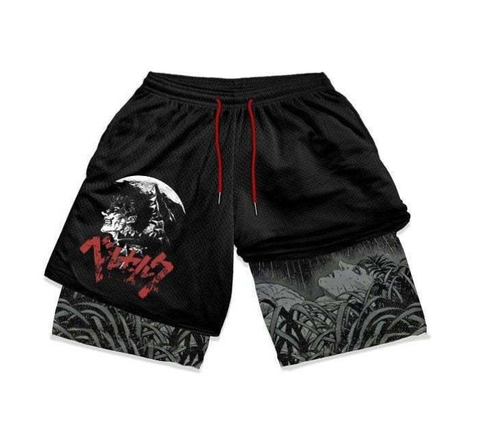Dragon Ball series shorts 3D digital printing adult double-layer beach shorts Amazon cross-border e-commerce hot-selling factory - Image 34