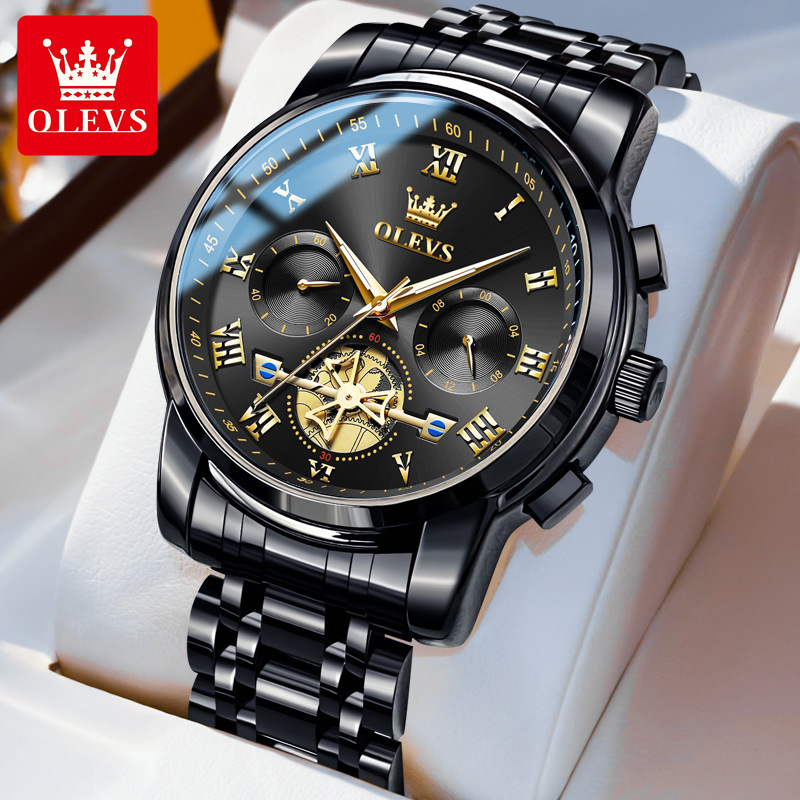 Oris brand watch cross-border hot sale multi-functional waterproof quartz watch luminous non-mechanical watch men's watch male - Image 10