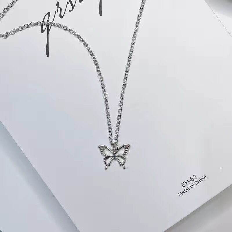 Superbly sparkling diamond butterfly necklace for women, a sophisticated and elegant clavicle chain, sweet and dazzling, fashionable and stylish choker. - Image 45
