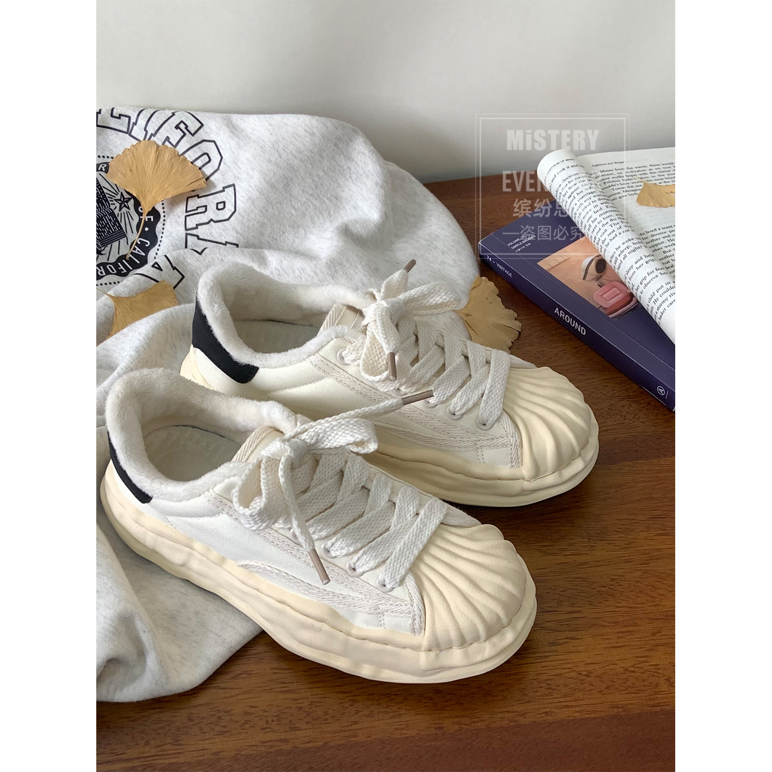 Women's Shell-Toe Canvas Sneakers - Image 7