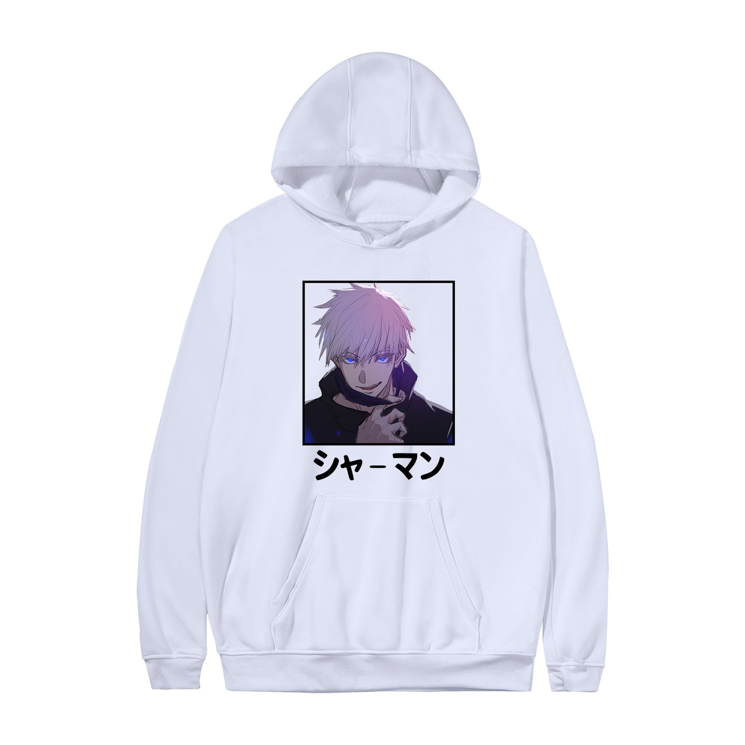 Manufacturers spot anime around long-sleeved couples casual pullover sweater women's hooded hooded sweater - Image 10