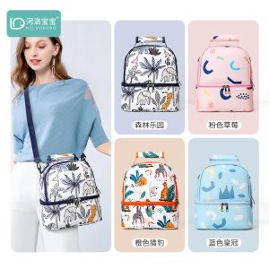 Factory direct sales can be wholesale multifunctional breast milk bag double layer lunch bag breast milk insulation fresh-keeping bag storage bag ice bag