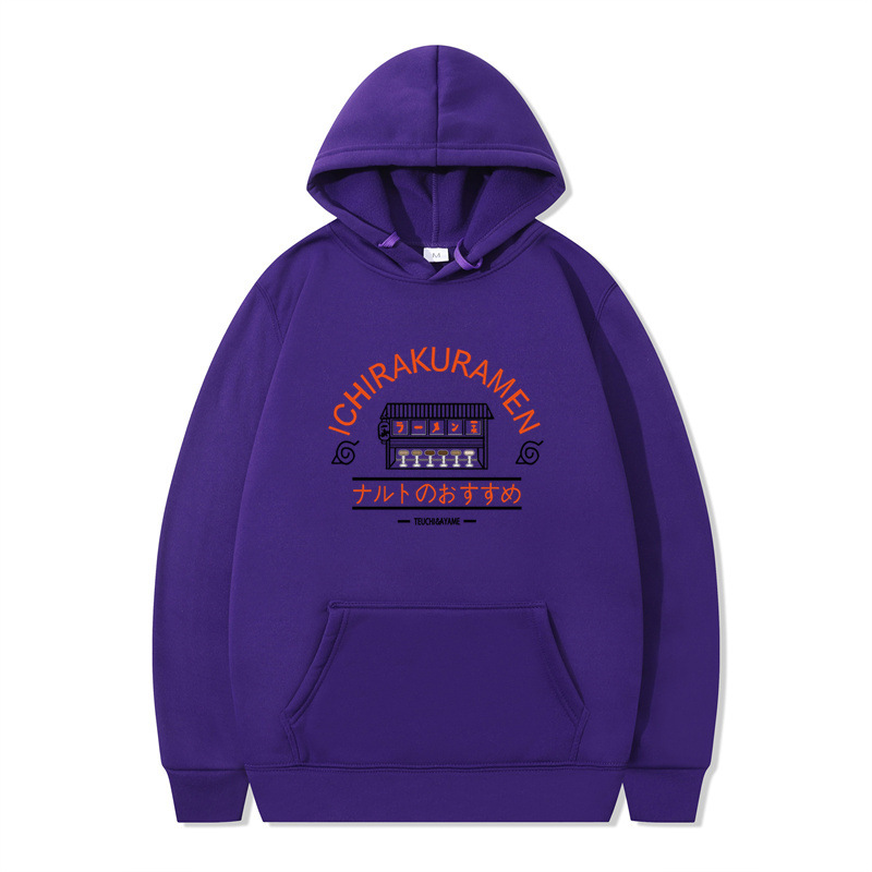 Naruto anime series naruto whirlpool naruto ramen shop printed autumn and winter hooded sweatshirt for men and women - Image 9