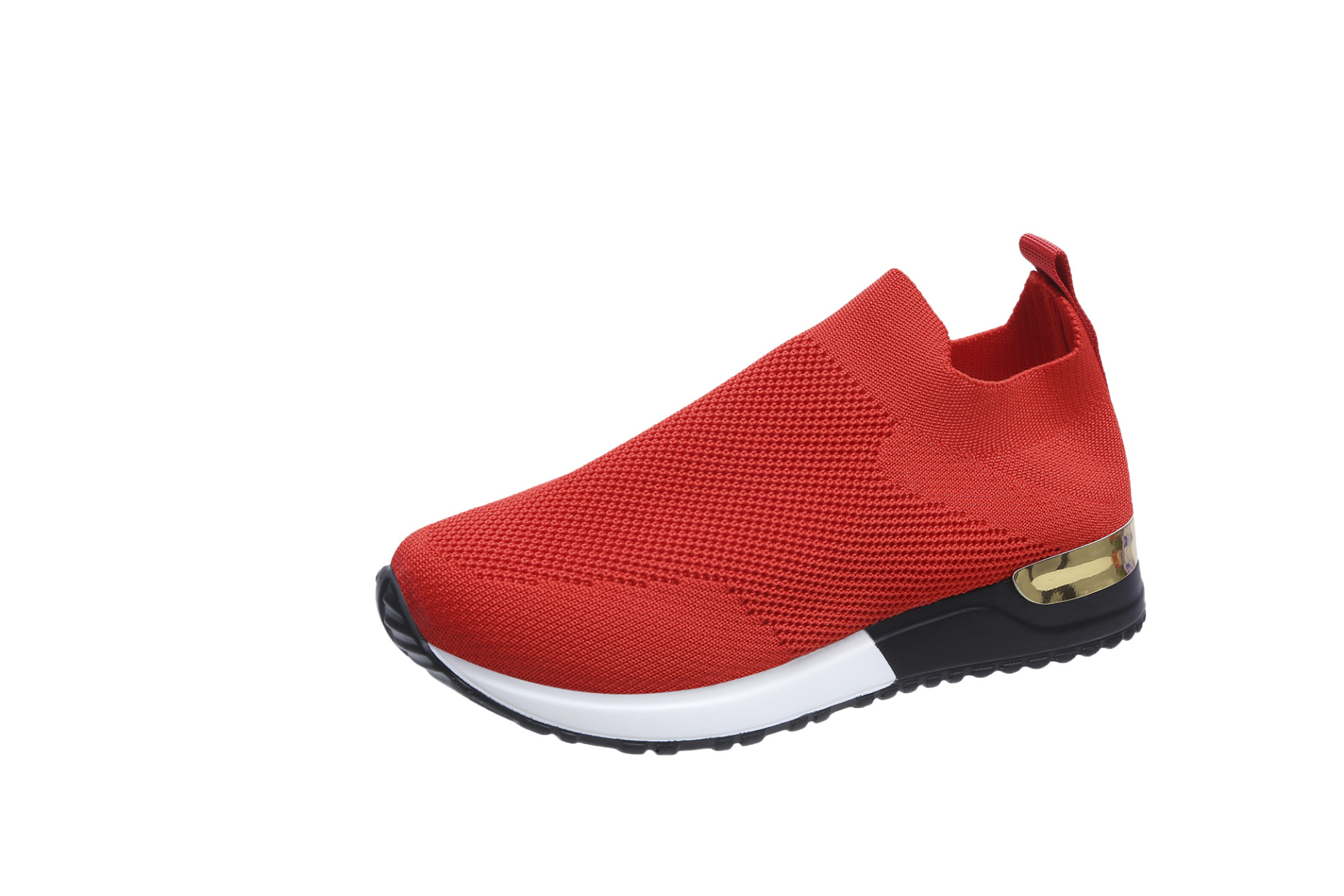 2022 Spring New Large Size Foreign Trade Women's Shoes Casual Sports Style Color Matching Sequins Lightweight Breathable Slip-on Shoes for Women - Image 5