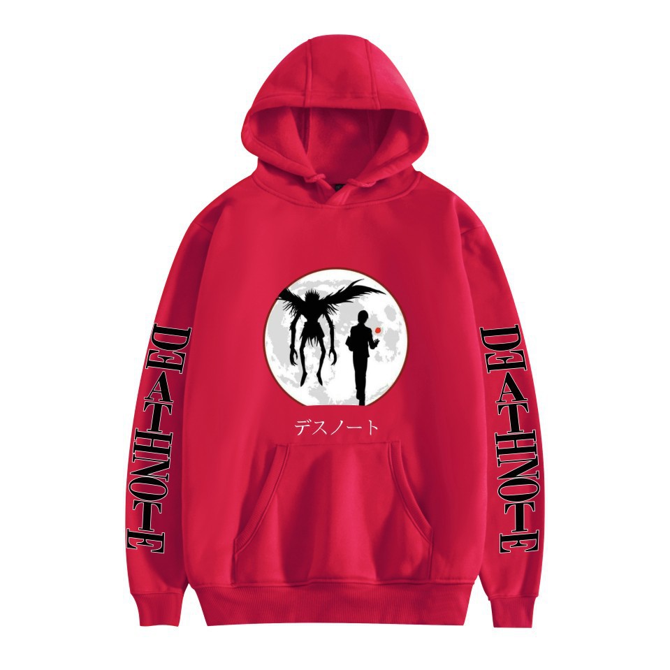 Death Note Hoodie Sweatshirt Pocket Velvet Loose Sweatshirt Winter fo man and women - Image 2