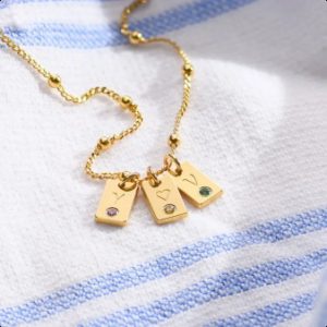 Alphabet Pendant Necklace