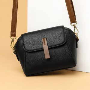 Bags 2024 autumn new style bags trendy crossbody bags soft leather small bags fashionable versatile niche one-shoulder popular women's bags