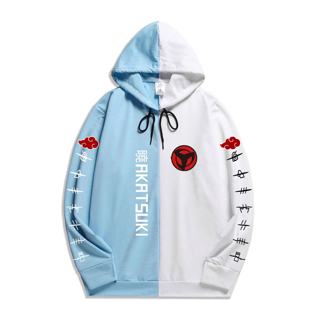 Cross-border spring and autumn tide brand Naruto thin section Naruto Xiao organization sweater loose men's and women's splicing hooded jacket - Image 21
