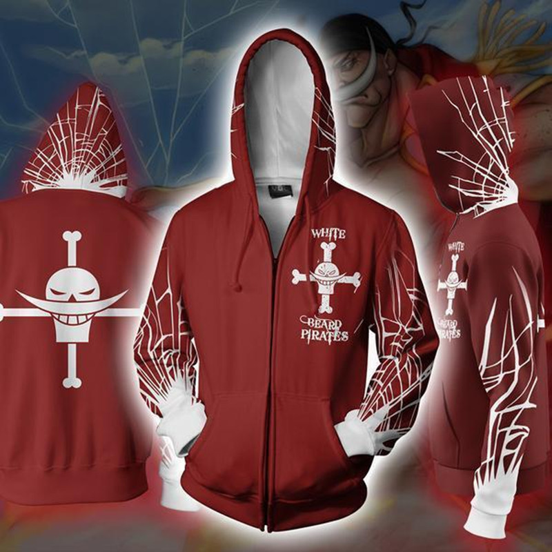 One Piece 3D printed hooded cardigan sweatshirt sweatshirt cosplay peripheral sweatshirt for men - Image 5