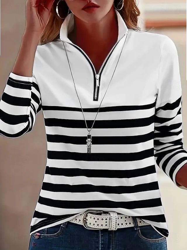2026 Foreign Trade Cross-Border European and American Independent Website Amazon Autumn/Winter Half-Zip Hoodie 3D Digital Print Women's Top - Image 13