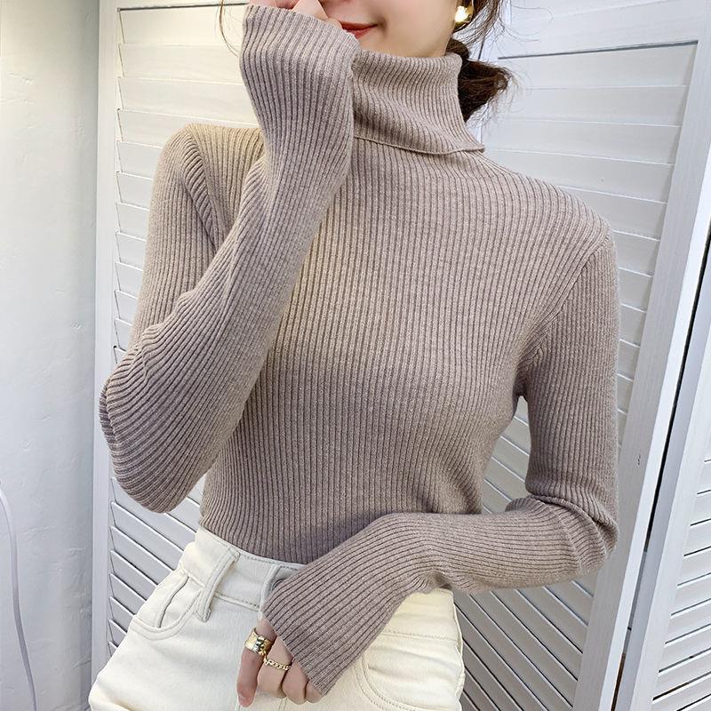 Dalang sweater factory direct sale large size turtleneck sweater women's new autumn and winter pullover long-sleeved bottoming shirt women's knitted sweater - Image 5
