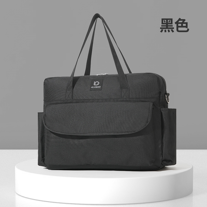 Mommy bag Oxford cloth new European and American style large capacity mother and baby bag for traveling hand-held crossbody fashionable mommy bag - Image 11