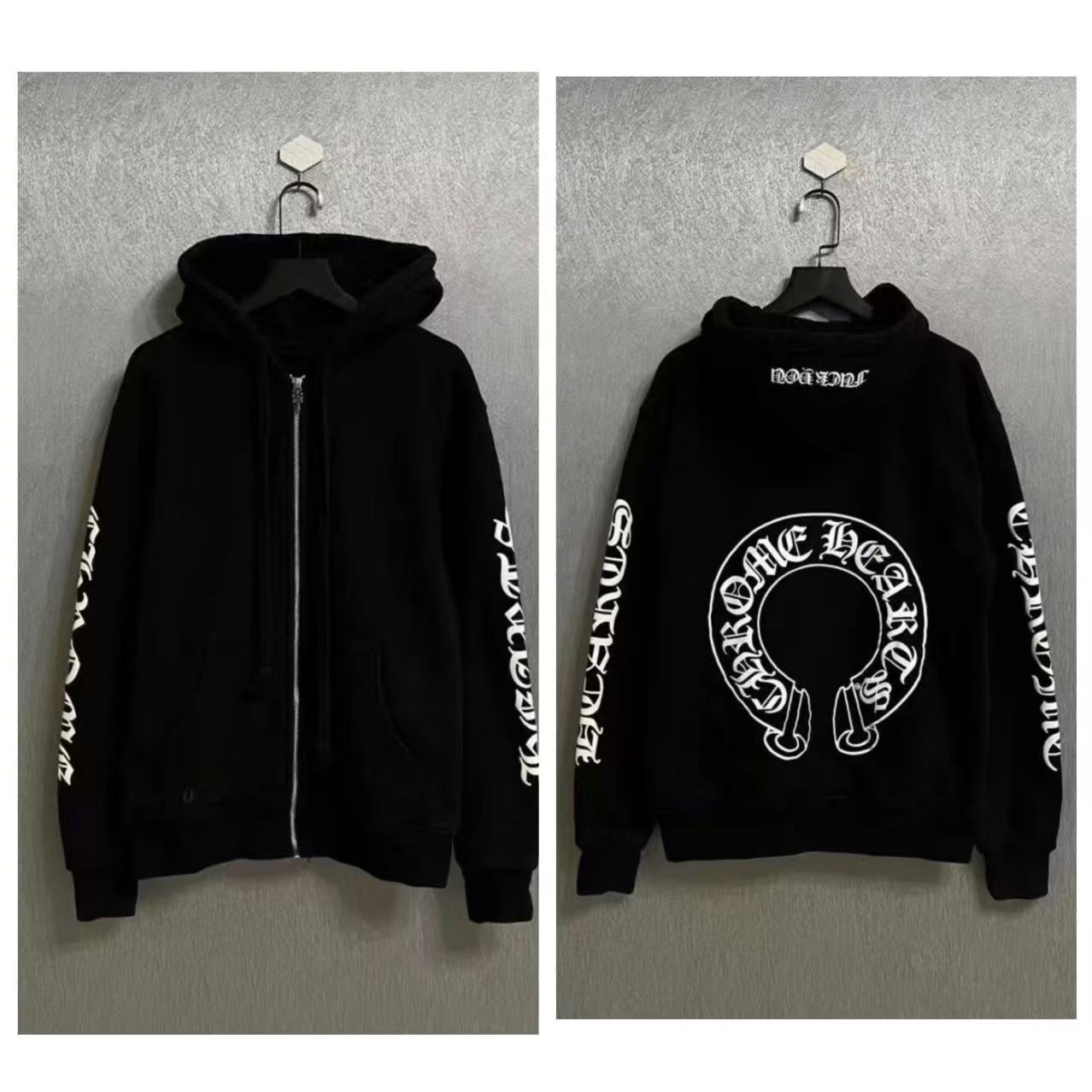 2026 New Cross-Border CH Hoodie Cross Horseshoe Couple Zipper Hooded Sweatshirt Jacket Trendy Brand 30/1 - Image 42
