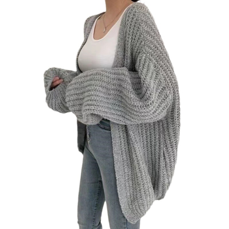 Open-Front Knit Cardigan - Image 5