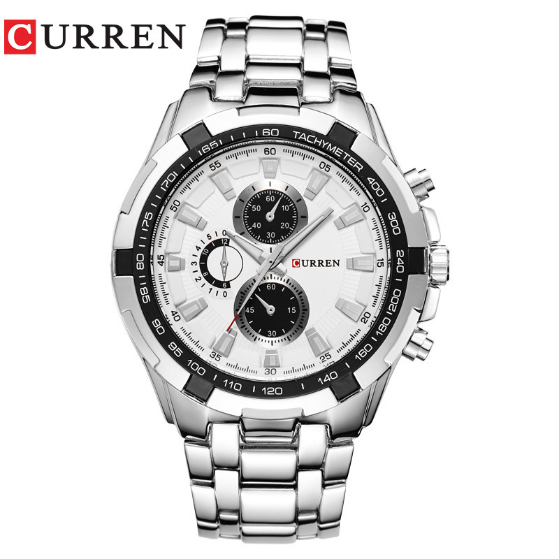 CURREN/Karen 8023 Fashion Large Dial Casual Business Watch Men's Quartz Watch Waterproof Watch - Image 8