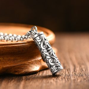 Hollow Locket Pendant Necklace