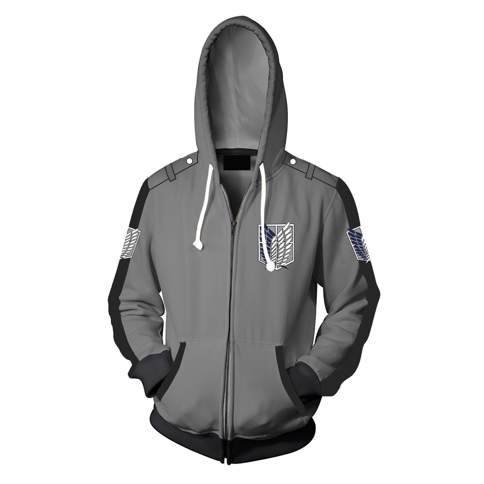 The giant 3d printed sweater for foreign trade attacks, custom cardigan hooded sweater men's wholesale autumn and winter can add cashmere sweater - Image 9