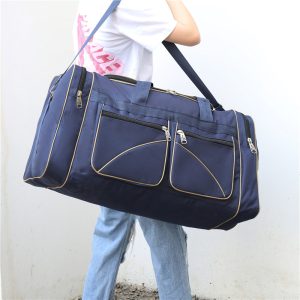 Men's large hand-held travel bag for work storage clothes Oxford cloth luggage bag one-shoulder large capacity luggage bag