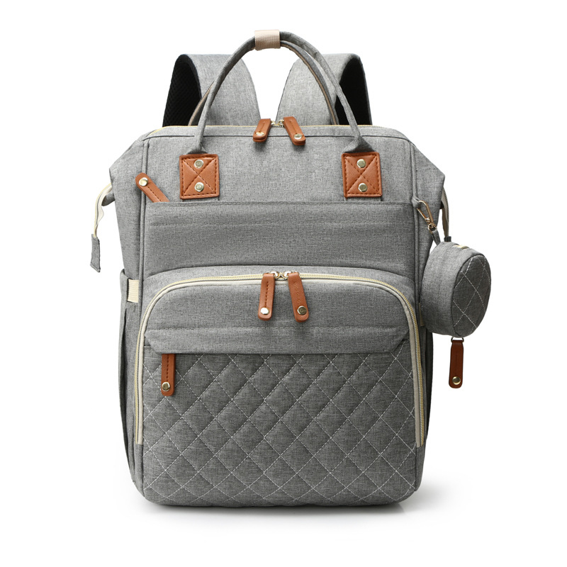 Large-capacity diaper bag, multi-functional portable baby storage backpack, multi-compartment maternity bag, new autumn style. - Image 12
