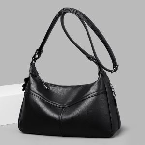 Bags for women 2024 new casual soft surface lightweight large capacity middle-aged and elderly mothers women's shoulder messenger bag