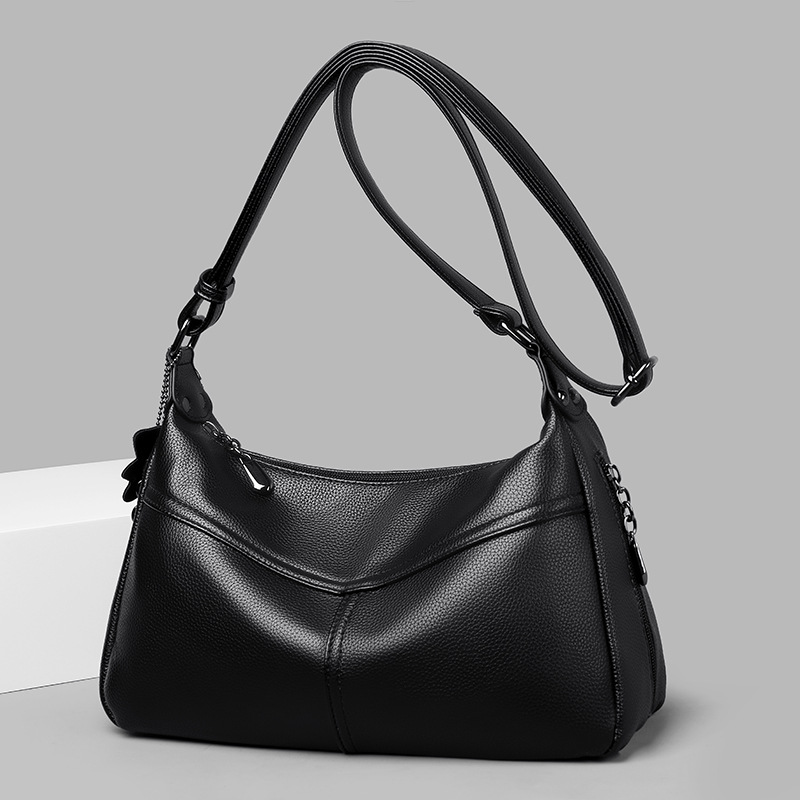 Bags for women 2024 new casual soft surface lightweight large capacity middle-aged and elderly mothers women's shoulder messenger bag