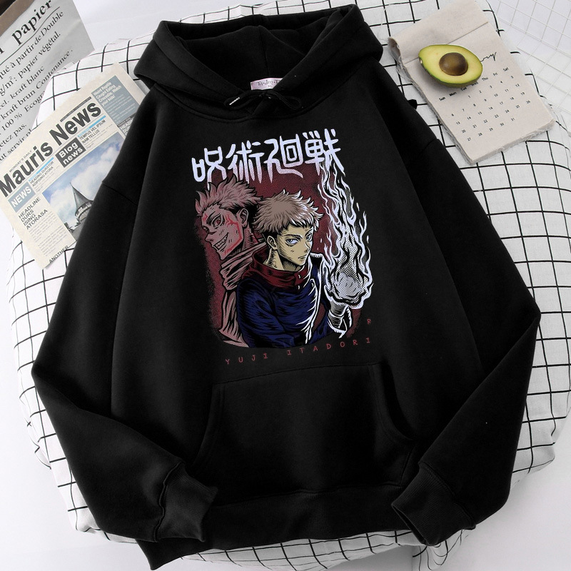 Men's Hoodies Japanese Anime Jujutsu Kaisen Hoodie Yuji Itad - Image 20