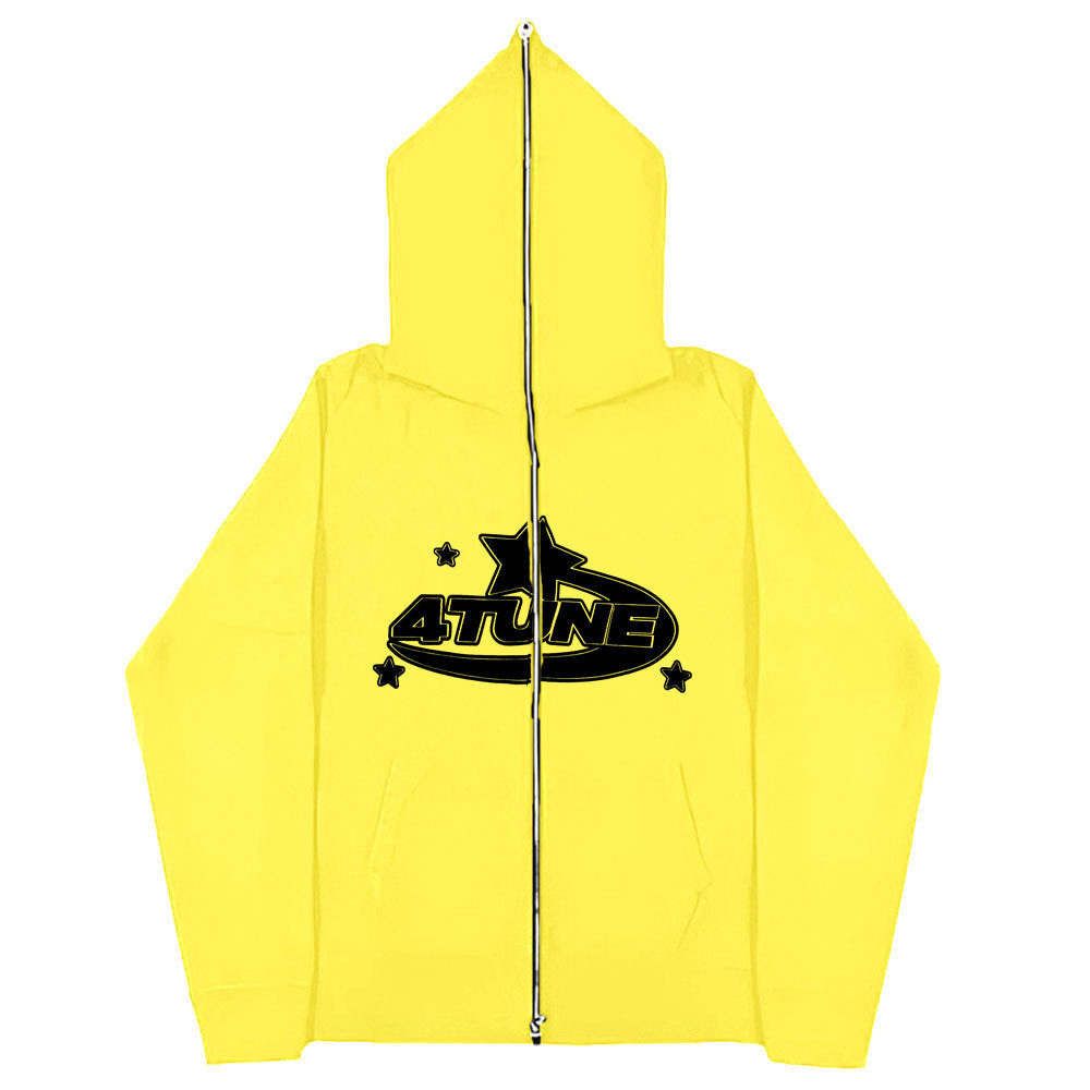 Spot 2023 European and American dark sweatshirts men's and women's hoodies Gothic couple Harajuku large size zipper sweatshirt - Image 17