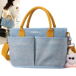 Nylon Mother and Baby Shoulder Bag