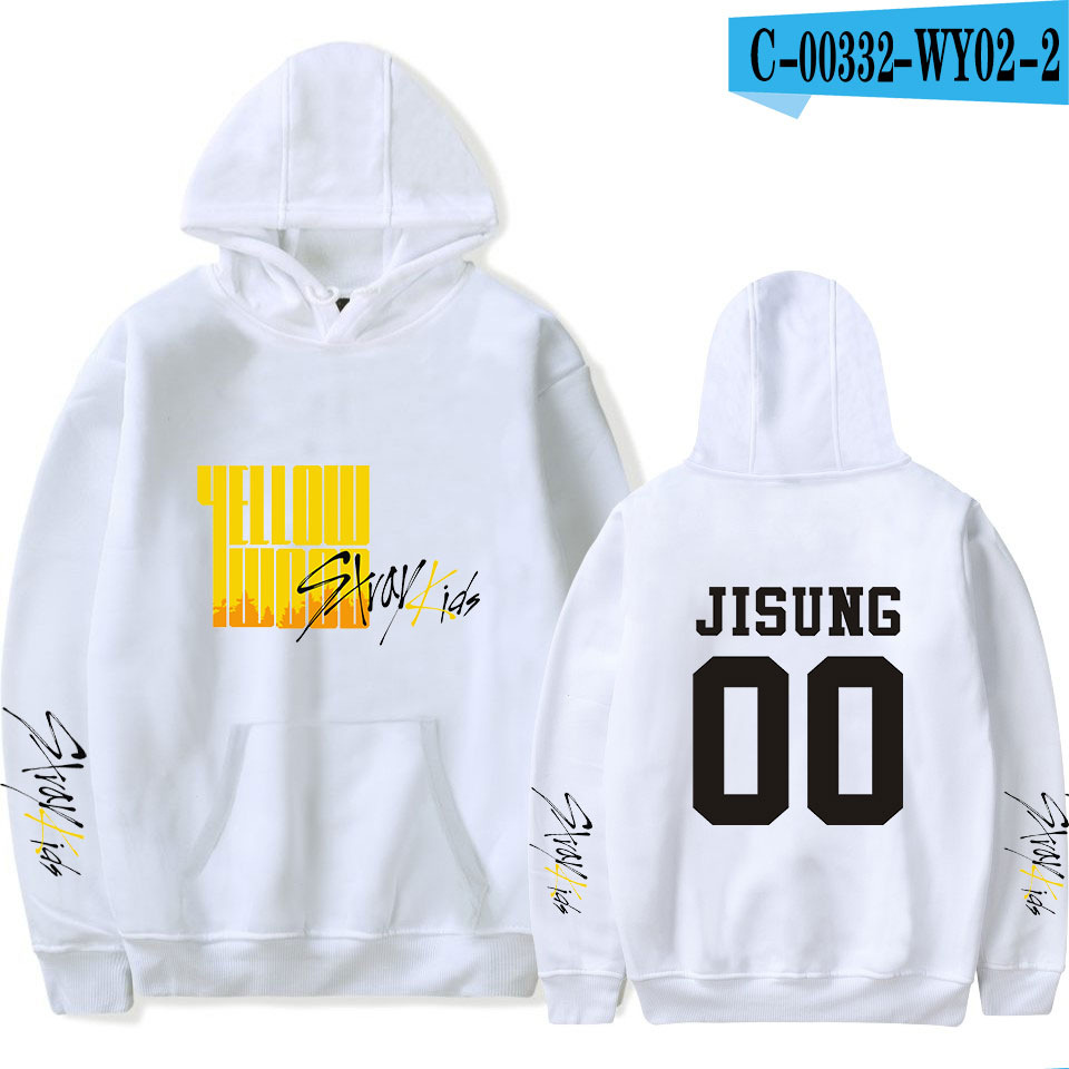 Amazon cross-border new Korean group tour around the men's and women's loose spring and autumn hooded sweater one piece on behalf of - Image 11
