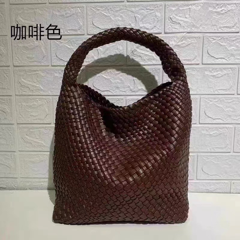2024 new high-end hand-woven bag large-capacity shoulder tote bag underarm bag bucket bag mother-and-child bag trend - Image 23