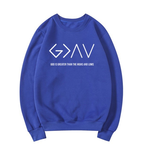 Cross-border foreign trade independent station women's fleece round neck sweater plain color slogan printed long-sleeved T-shirt top - Image 7