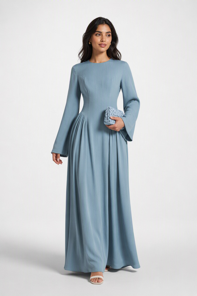 Loriya Plus Size Dress with Wide Skirt - Cross-border Women's Clothing LR1155 - Image 10